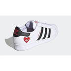 adidas Superstar Valentine's Day White Black
