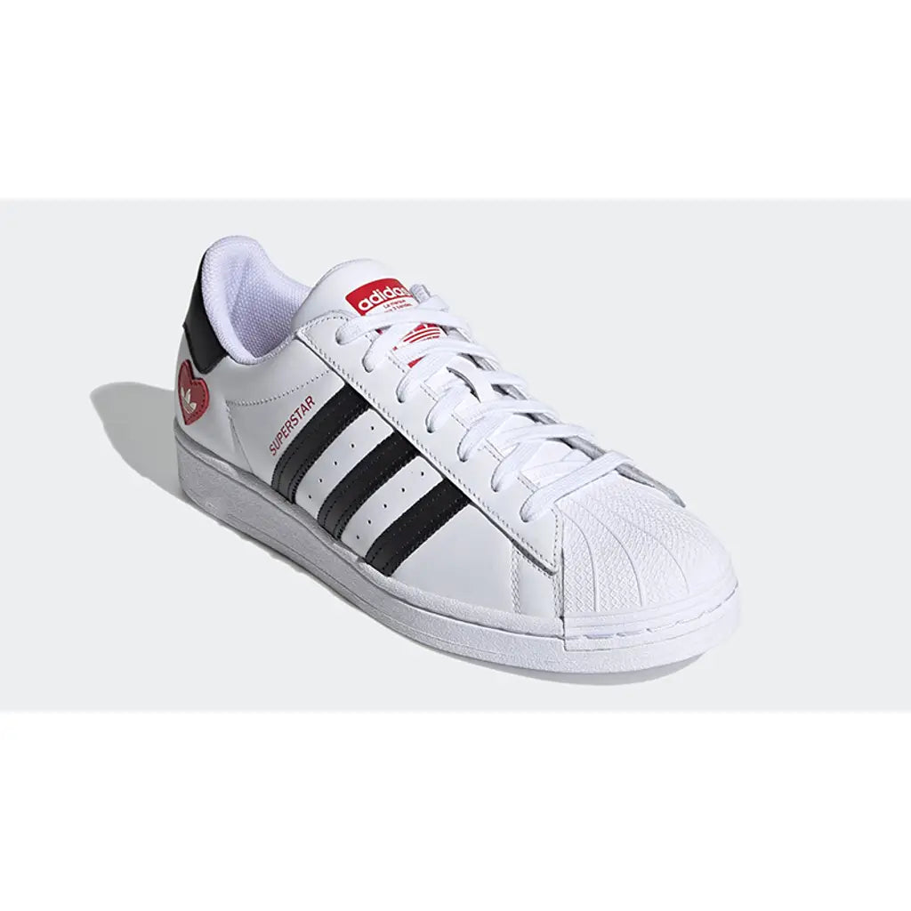 adidas Superstar Valentine's Day White Black