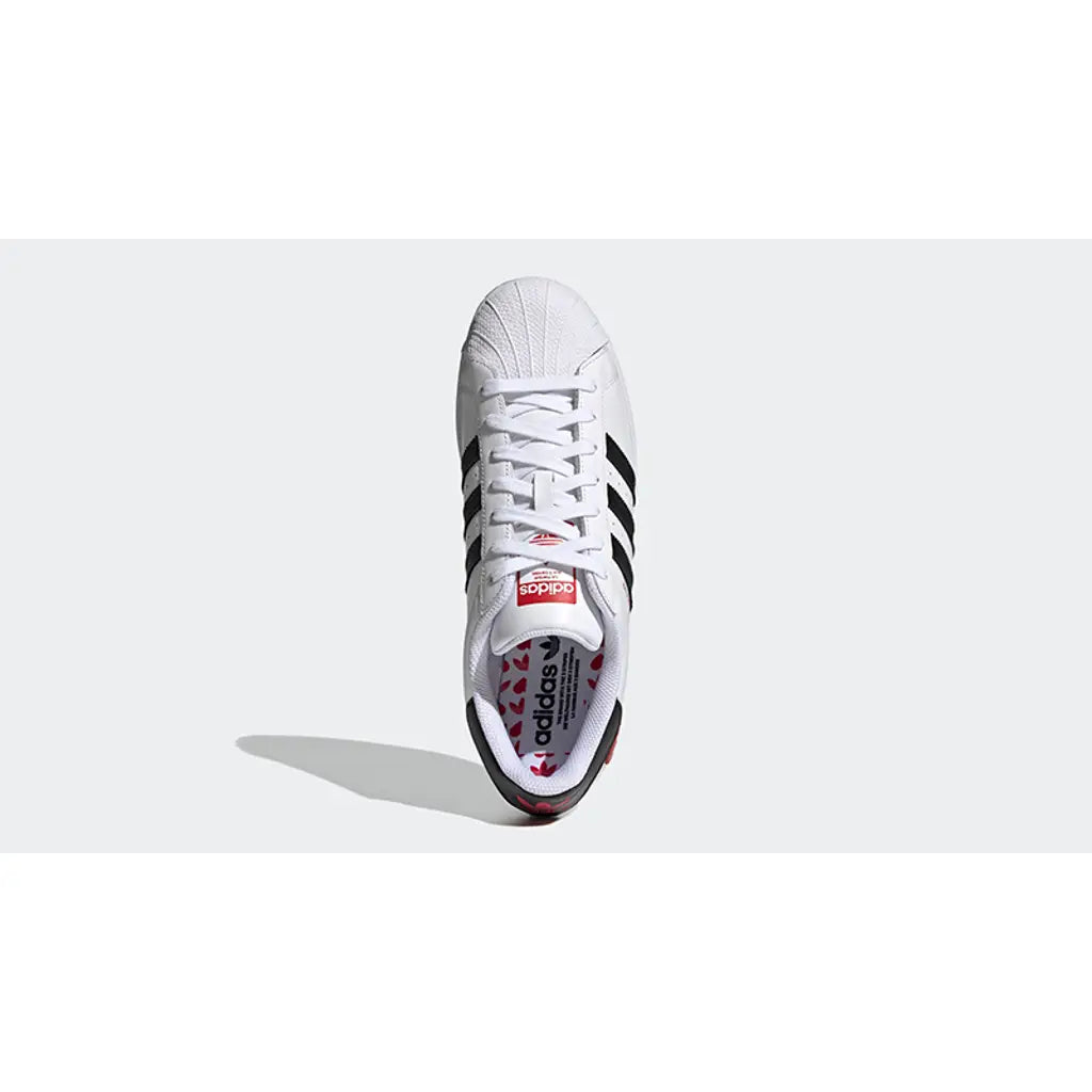 adidas Superstar Valentine's Day White Black