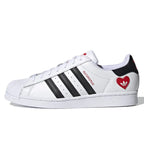 adidas Superstar Valentine's Day White Black
