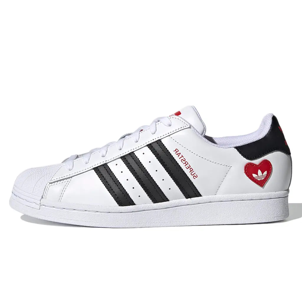 adidas Superstar Valentine's Day White Black