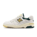 Aimé Leon Dore x New Balance 550 ‘Natural Green’ Trainers – Premium Leather Retro Sneakers (BB550A2)