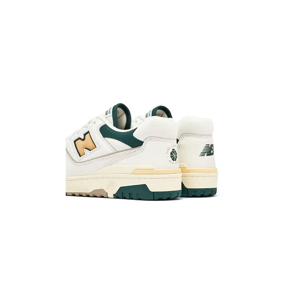 Aimé Leon Dore x New Balance 550 ‘Natural Green’ Trainers – Premium Leather Retro Sneakers (BB550A2)