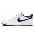 Air Jordan 1 Low ’85 Metallic Blue – Classic Retro Low-Top Sneakers