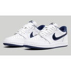 Air Jordan 1 Low ’85 Metallic Blue – Classic Retro Low-Top Sneakers