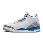 Air Jordan 3 Wizards – Bold Blue & White Classic Silhouette