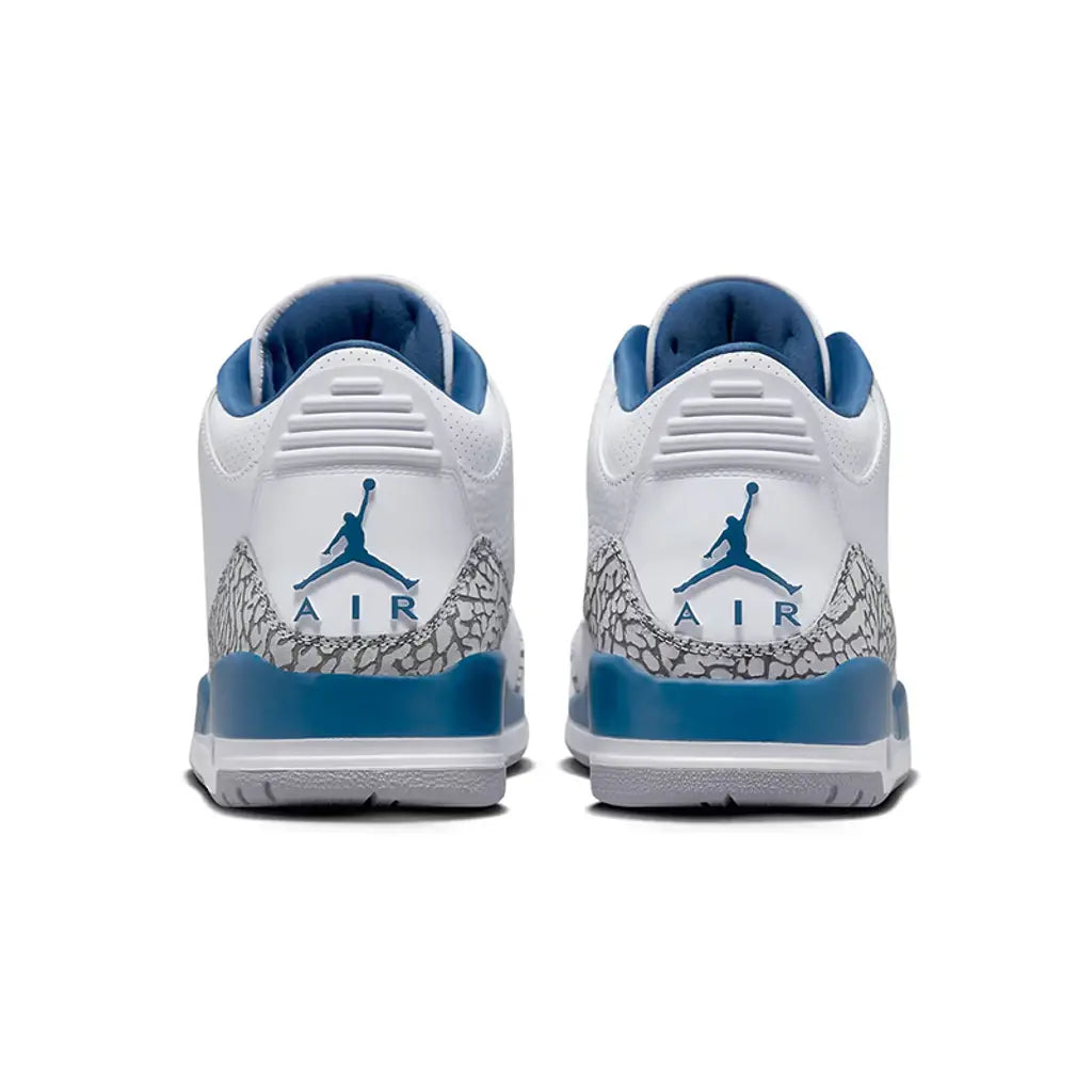 Air Jordan 3 Wizards – Bold Blue & White Classic Silhouette