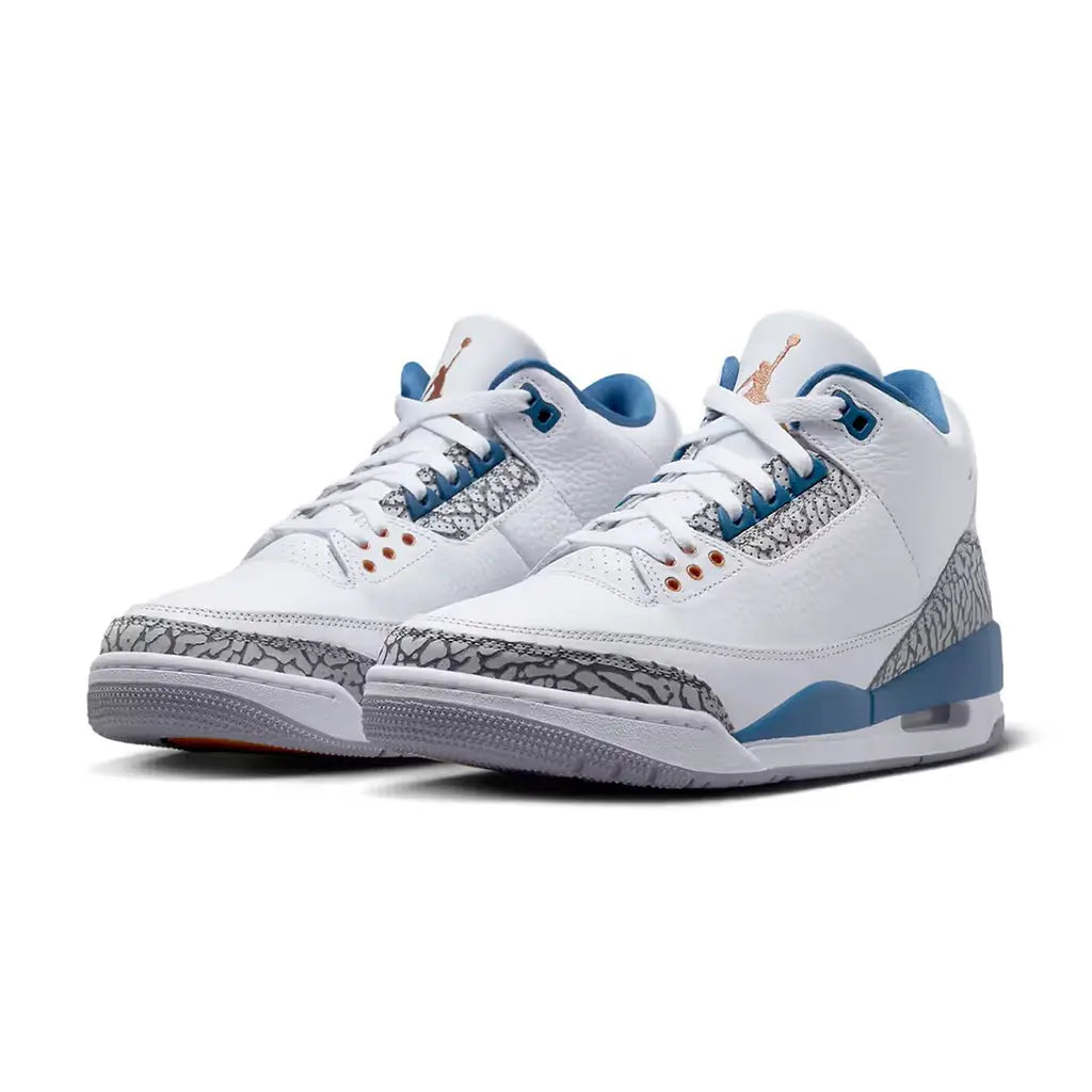 Air Jordan 3 Wizards – Bold Blue & White Classic Silhouette