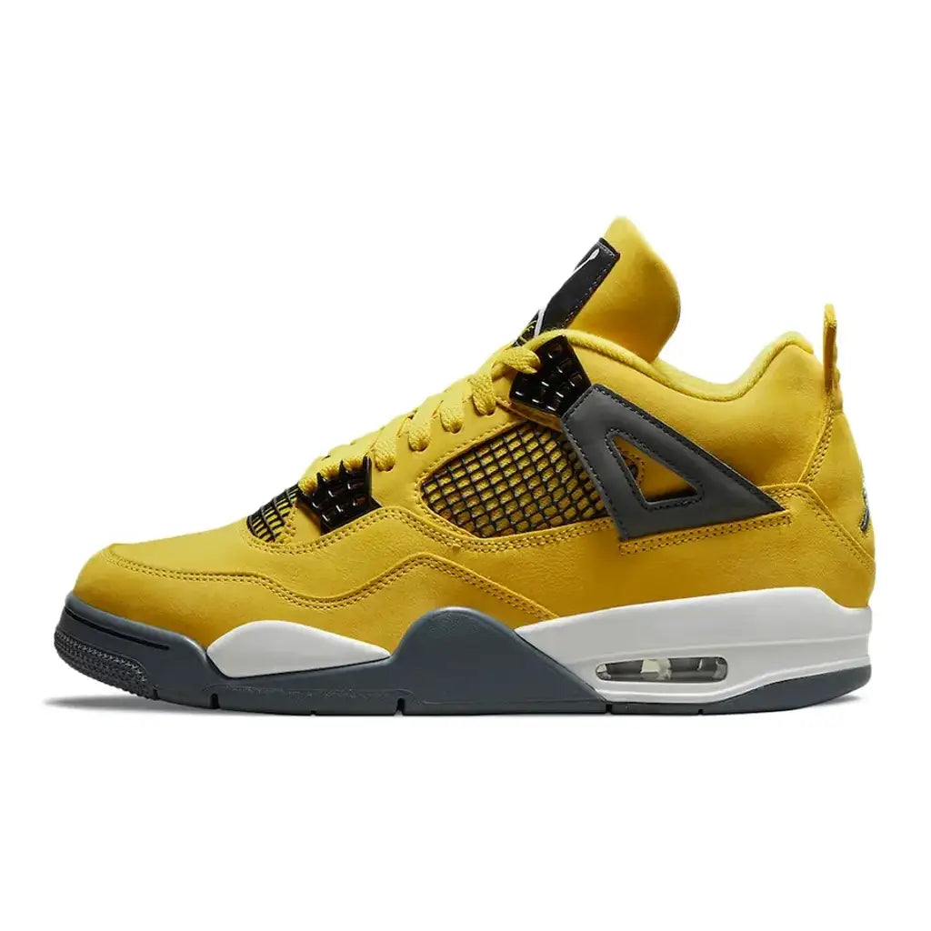 Air Jordan 4 GS Lightning – Iconic Silhouette with Bold Yellow Accents