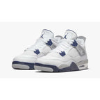 Air Jordan 4 GS Midnight Navy – Classic Silhouette with Bold Navy Accents