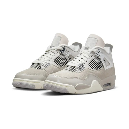 Air Jordan 4 Retro Frozen Moments – Premium Neutral Tones with Metallic Accents