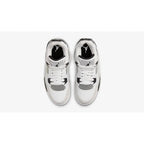 Air Jordan 4 Retro GS Military Black – Clean Black & White Classic in Smaller Sizing