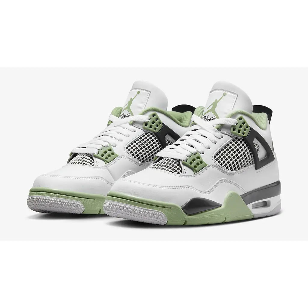 Air Jordan 4 Seafoam – Clean White Base with Refreshing Green Accents