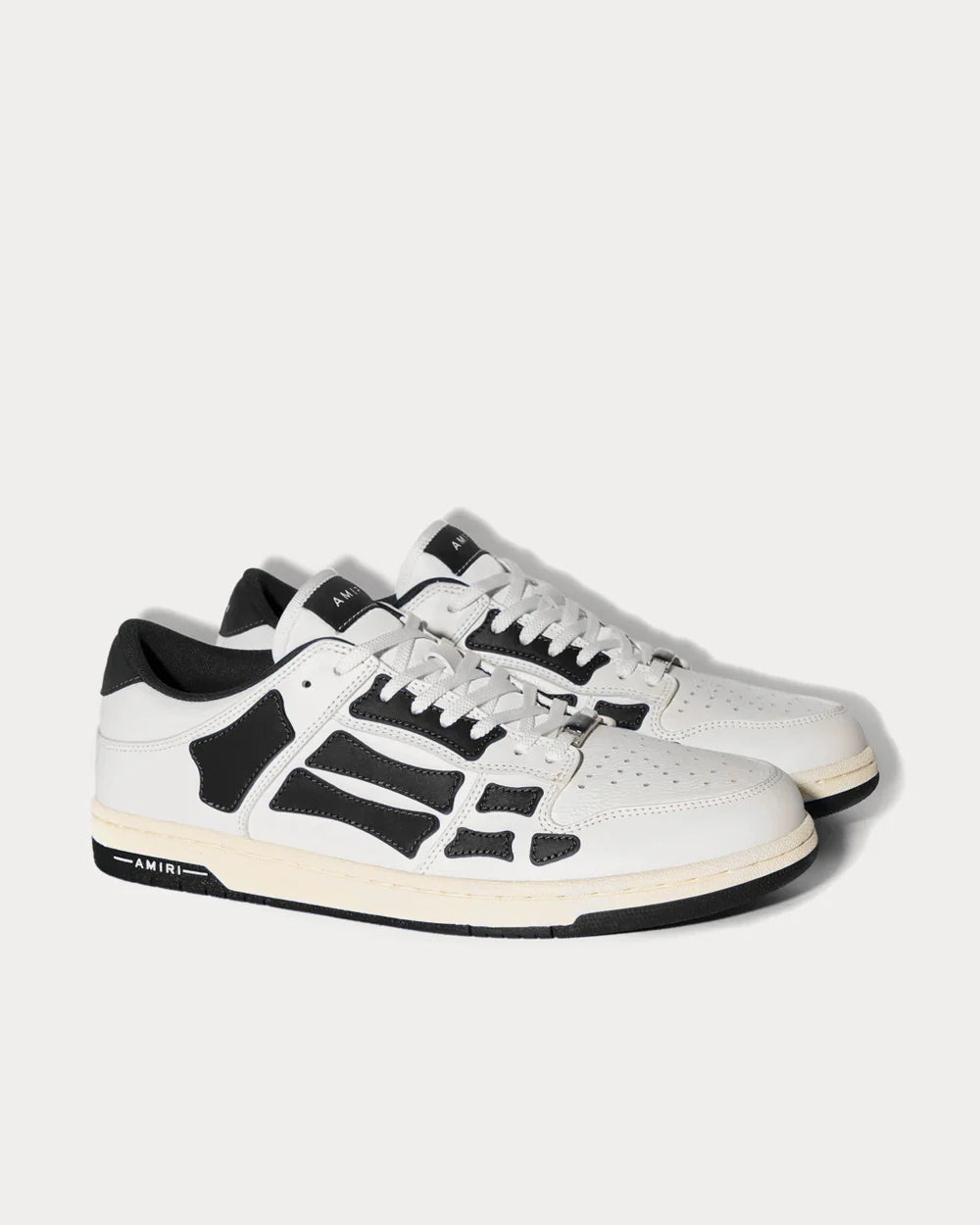 AMIRI Skel-Top Low ‘Black/White’ Sneakers – Luxury Streetwear Trainers