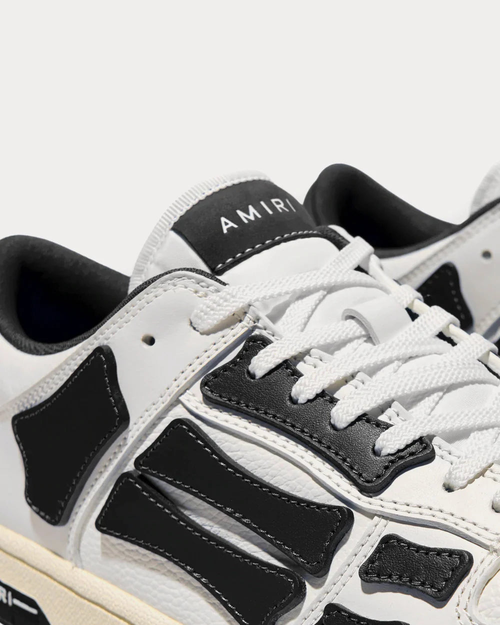 AMIRI Skel-Top Low ‘Black/White’ Sneakers – Luxury Streetwear Trainers