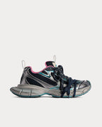 Balenciaga 3XL Mesh & Polyurethane Grey Blue Pink Sneakers | Luxury Trainers UK