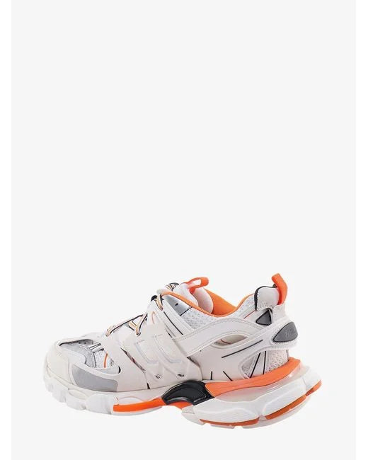 Balenciaga White Orange Track Trainers | Luxury Sneakers