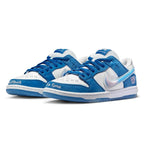 Born x Raised x Nike SB Dunk Low White Blue | Limited Edition SB Dunk | Streetwear Collab Sneakers