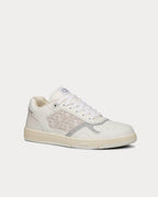 Dior B27 White Smooth Calfskin & Dior Oblique Jacquard Low-Top Sneakers