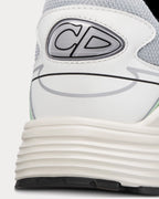 Dior B30 Mesh & Technical Fabric Grey/Light Green Low-Top Sneakers