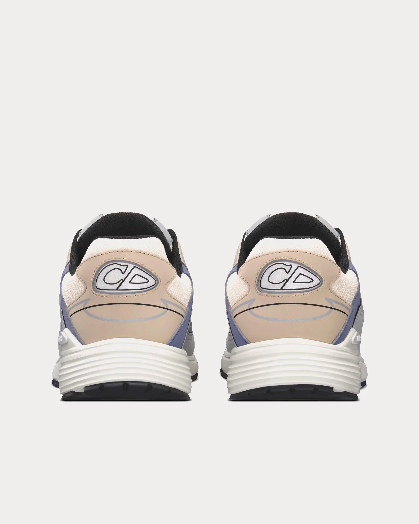 Dior B30 Cream Mesh & Beige, Blue and Grey Technical Fabric Sneakers