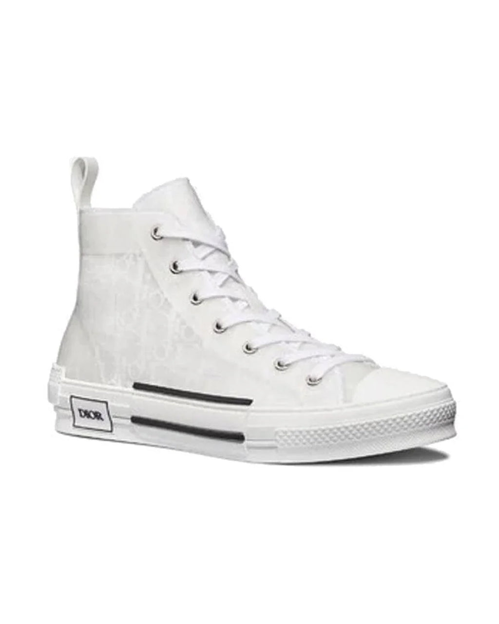 Dior B23 Oblique ‘White’ Sneakers – Luxury High-Top Designer Trainers