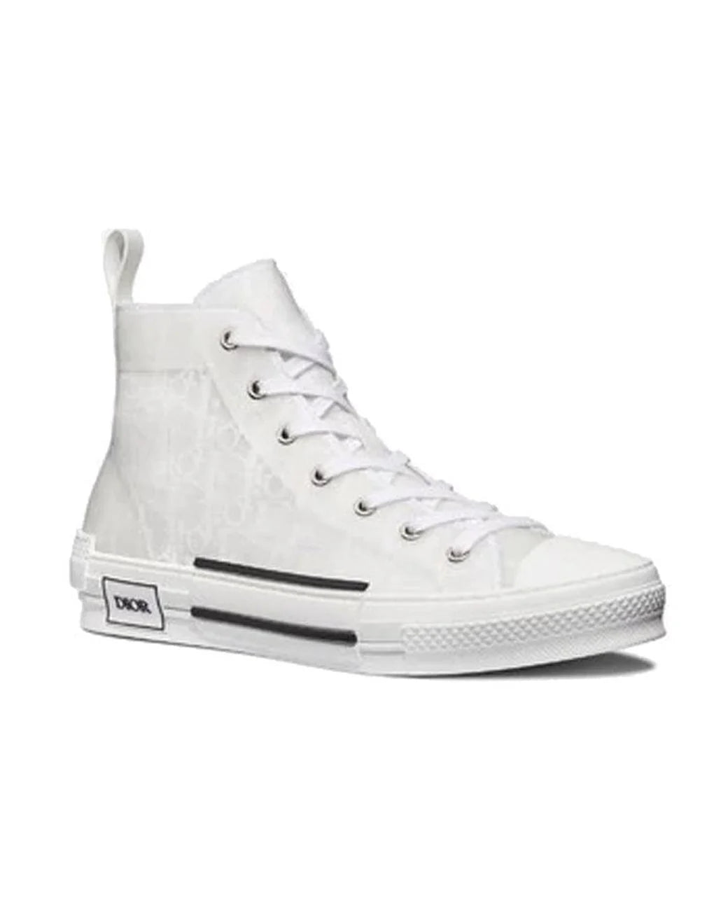 Dior B23 Oblique ‘White’ Sneakers – Luxury High-Top Designer Trainers