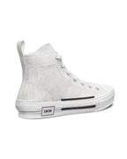 Dior B23 Oblique ‘White’ Sneakers – Luxury High-Top Designer Trainers