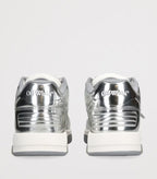 Off-White Leather Out of Office ‘Reflective Silver’ Sneakers – Luxury Streetwear Trainers