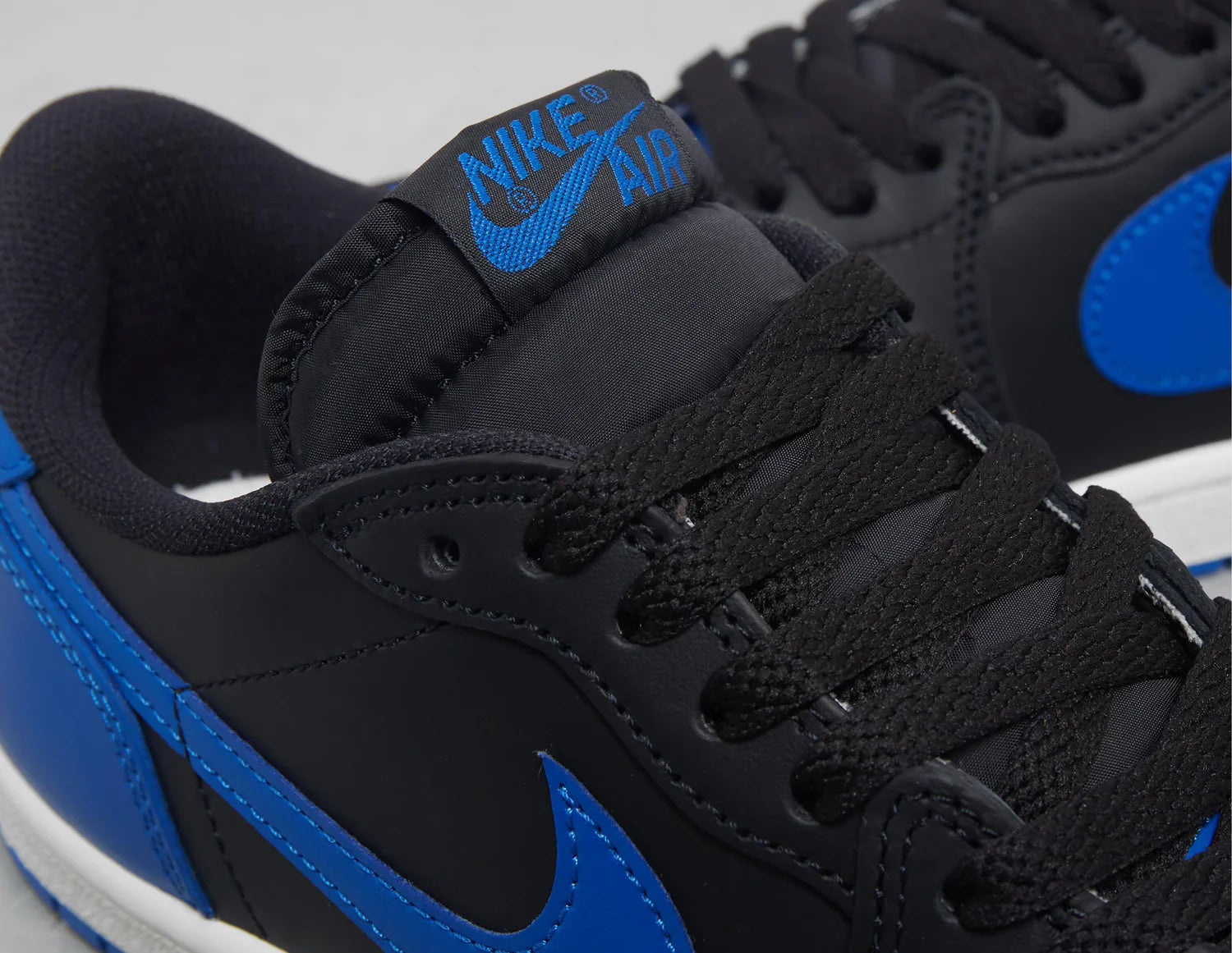 Nike Air Jordan 1 Low OG '85 Royal Trainers – Black Royal Blue Men’s AJ1 Sneakers