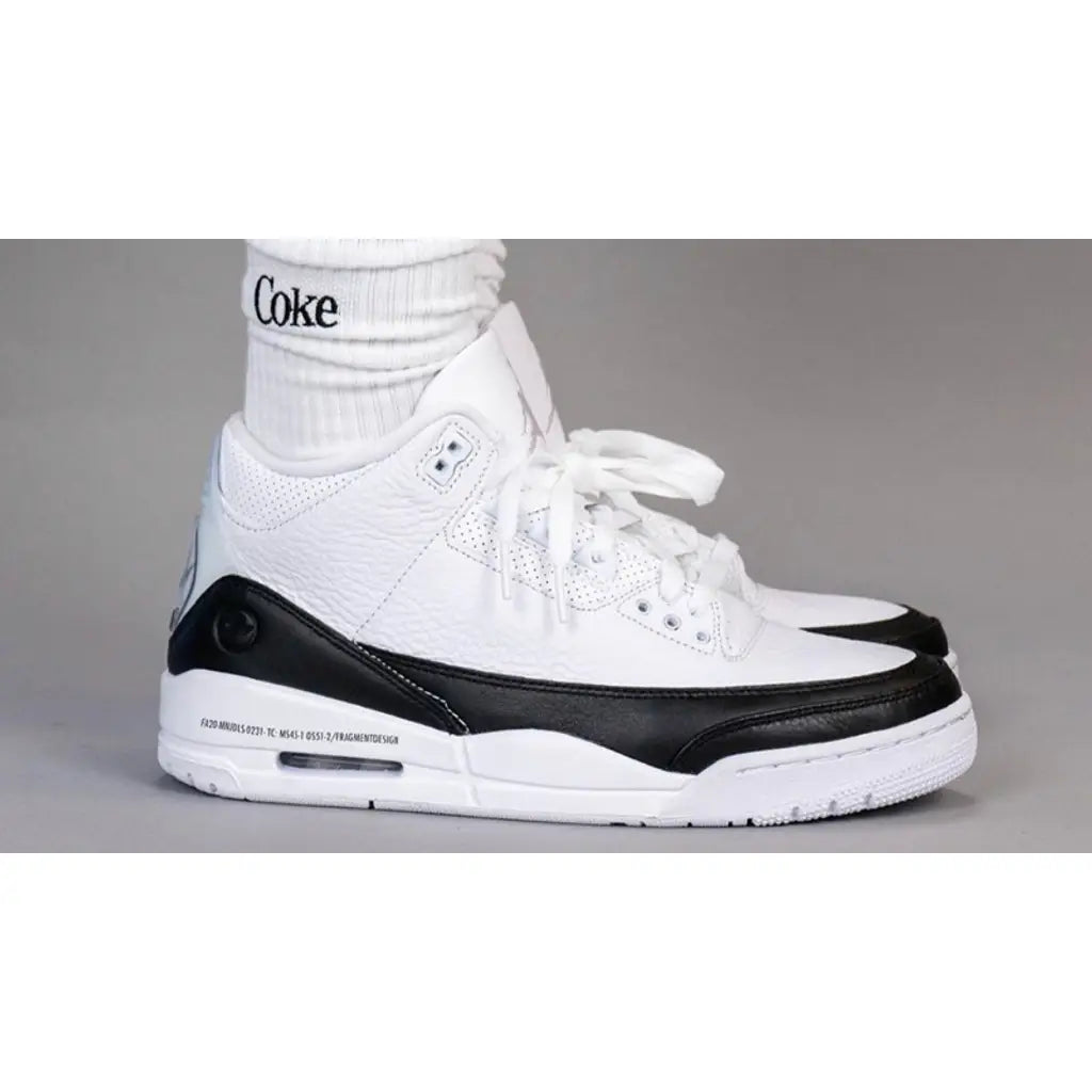 Fragment x Air Jordan 3 White – Minimalist Collaboration with Premium Design