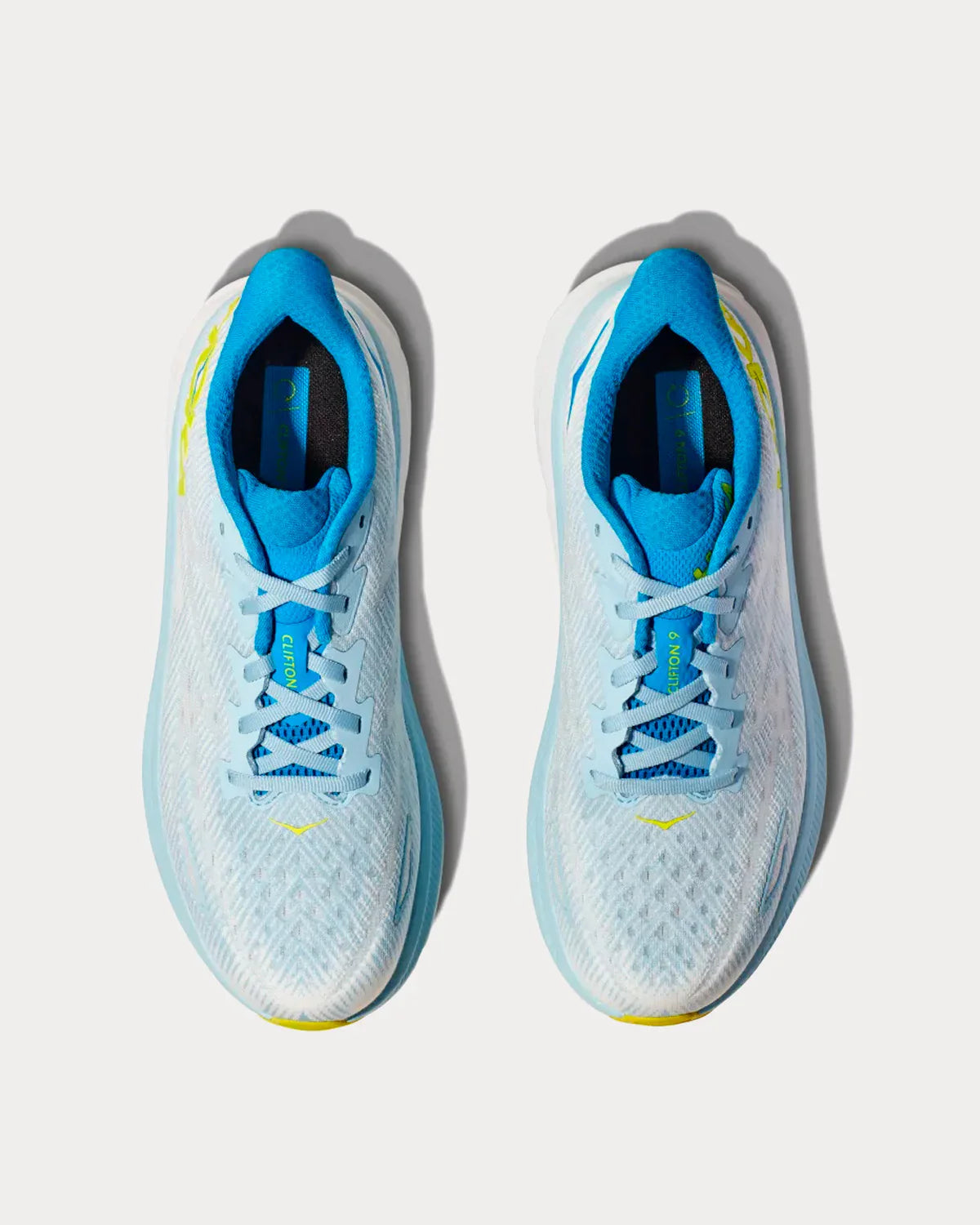 HOKA Clifton 9 Running Shoes – Ice Water / Evening Primrose