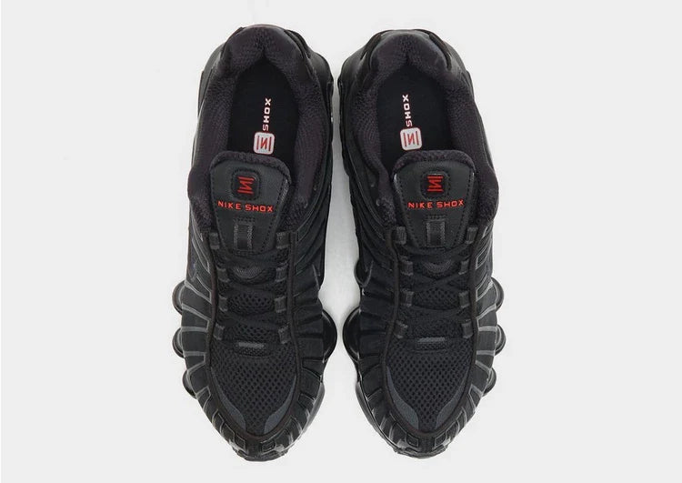 Nike Shox TL Black University Red – Black Shox Cushioning Trainer