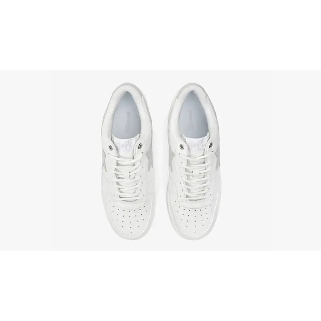 JJJJound x BAPESTA ‘White Grey’ Sneakers – Minimalist Luxury Streetwear Trainers