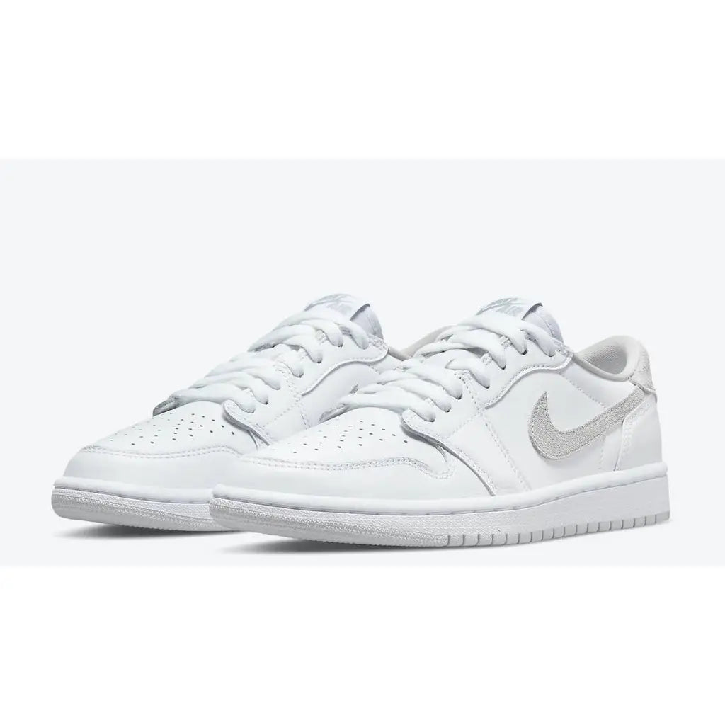 Nike Air Jordan 1 Low OG Neutral Grey Trainers – White Grey AJ1 Men’s Sneakers