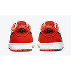 Nike Air Jordan 1 Low OG Starfish Trainers – Black Orange Men’s AJ1 Sneakers
