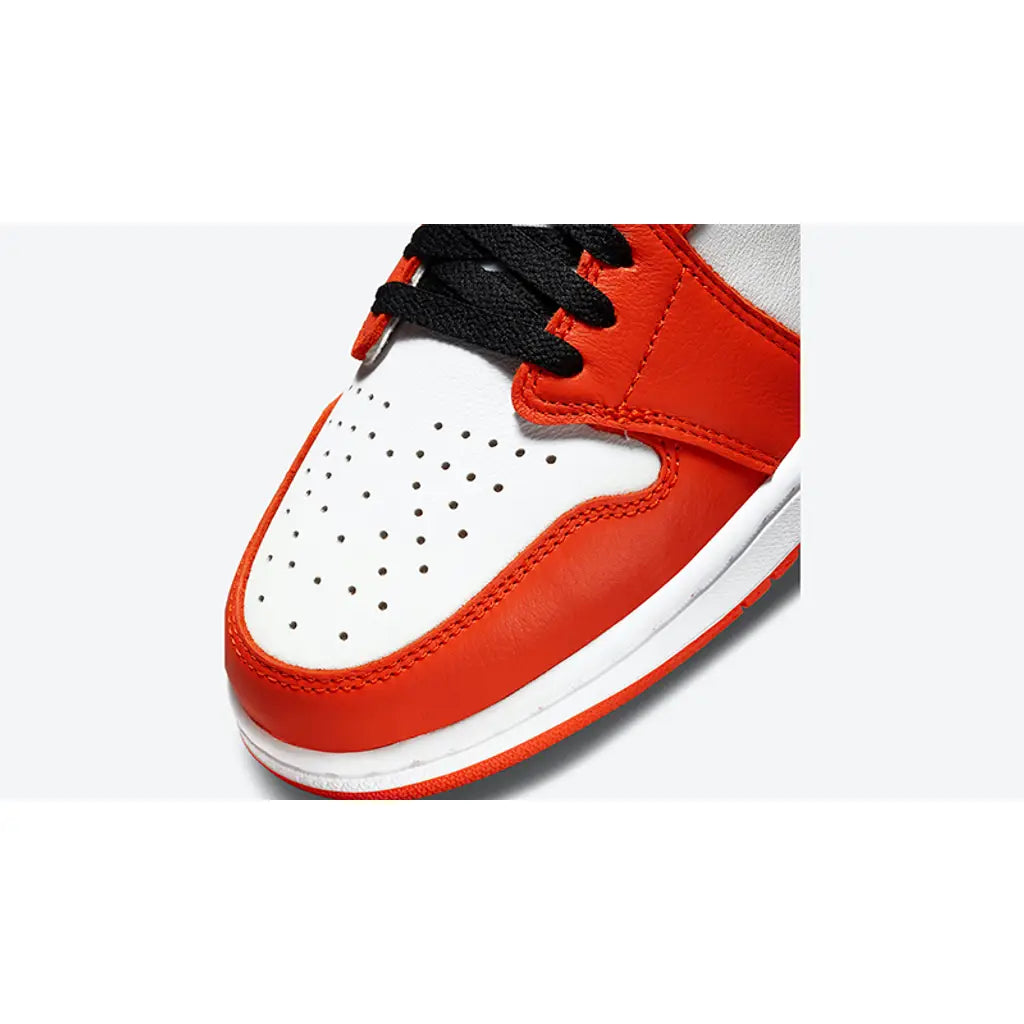 Nike Air Jordan 1 Low OG Starfish Trainers – Black Orange Men’s AJ1 Sneakers