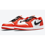 Nike Air Jordan 1 Low OG Starfish Trainers – Black Orange Men’s AJ1 Sneakers