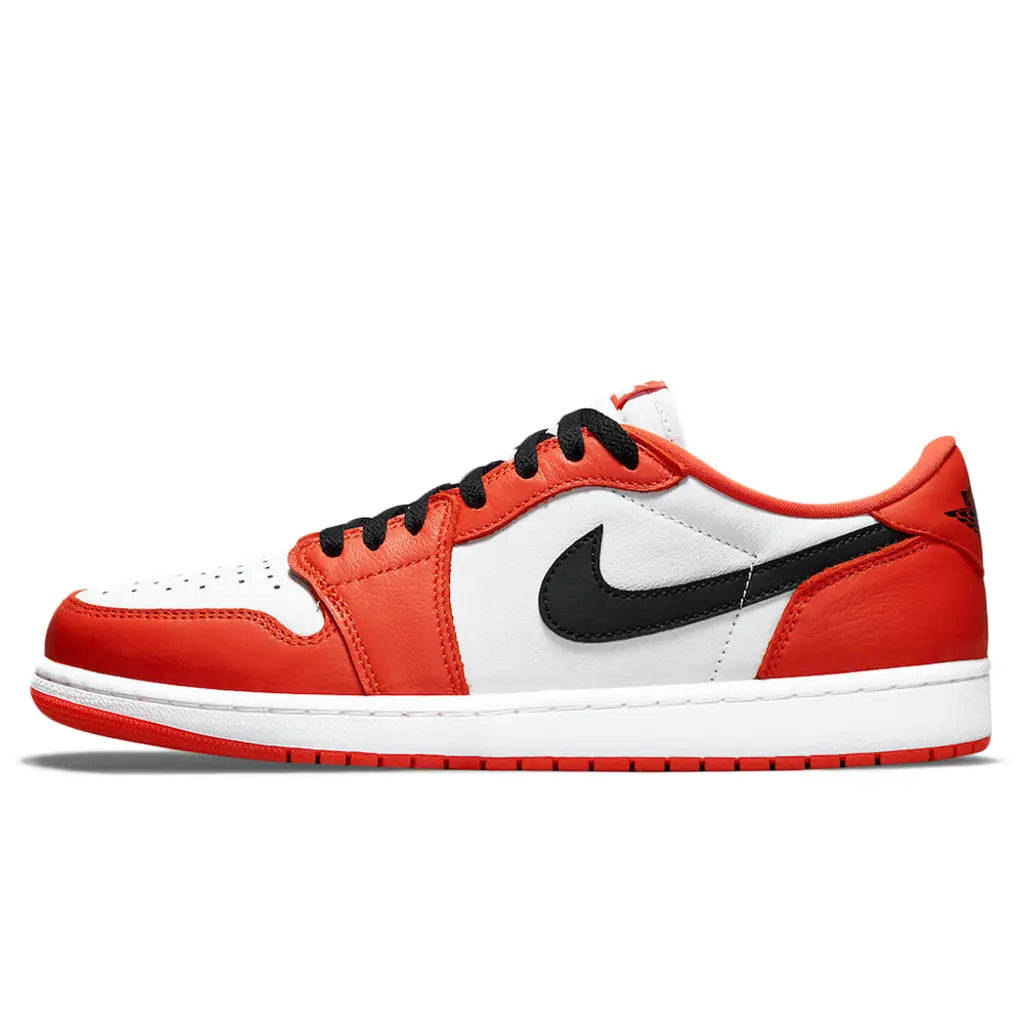 Nike Air Jordan 1 Low OG Starfish Trainers – Black Orange Men’s AJ1 Sneakers