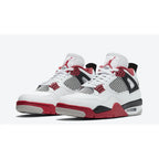 Air Jordan 4 Fire Red – Classic Silhouette with Bold Red Accents