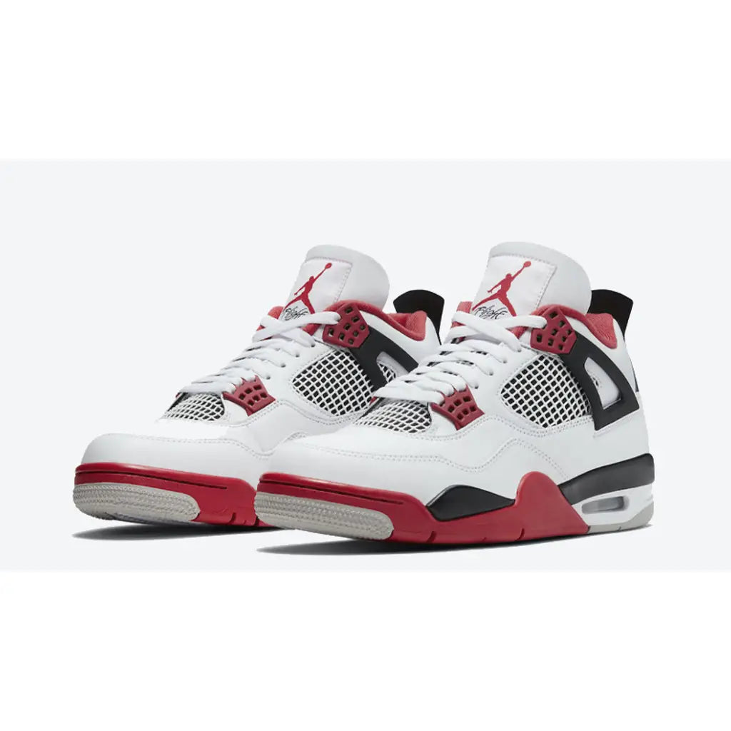 Air Jordan 4 Fire Red – Classic Silhouette with Bold Red Accents