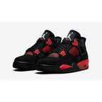 Air Jordan 4 Red Thunder – Bold Black and Red Iconic Silhouette