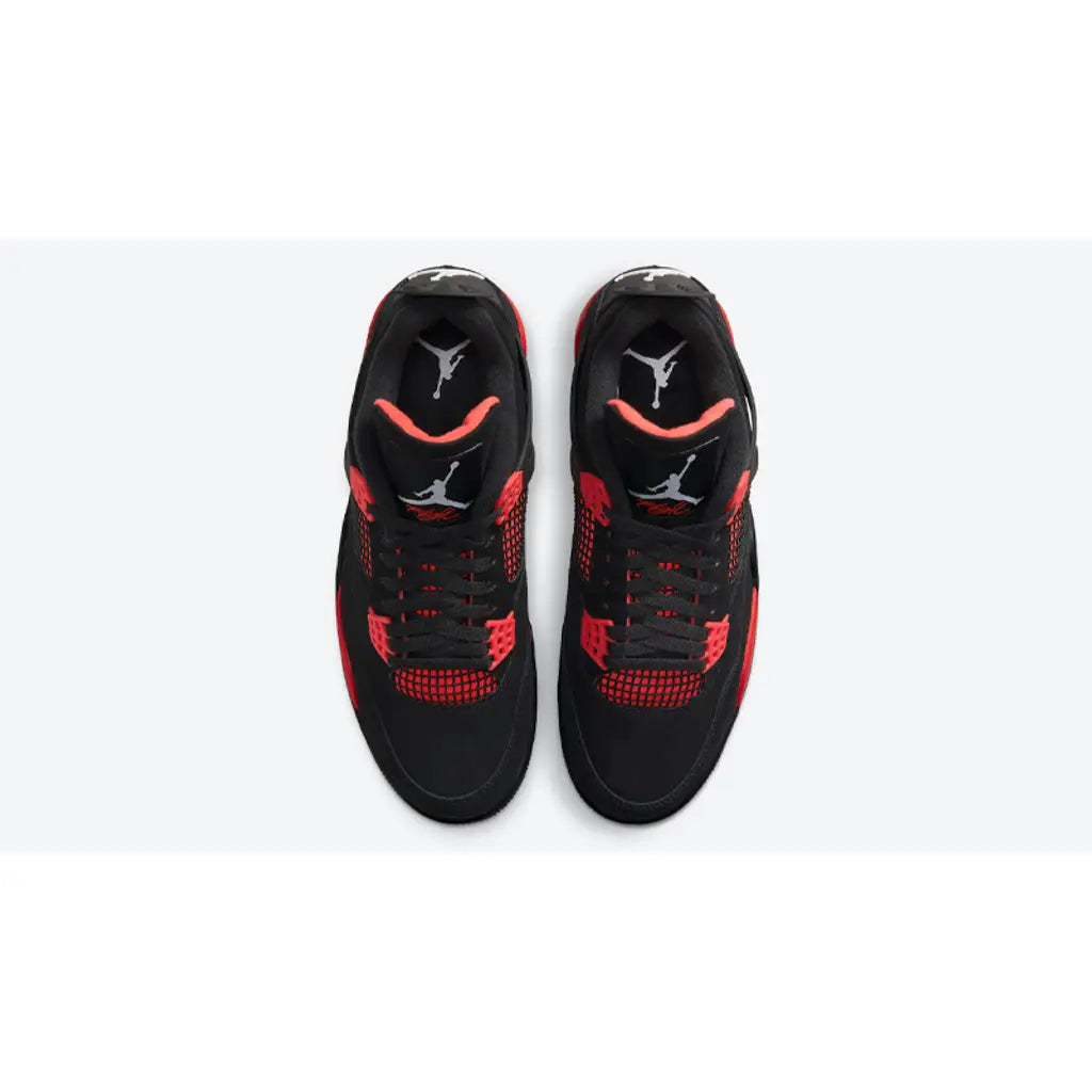 Air Jordan 4 Red Thunder – Bold Black and Red Iconic Silhouette
