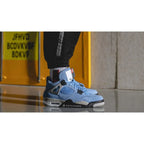 Air Jordan 4 University Blue – Classic Silhouette with Bold Collegiate Colourway