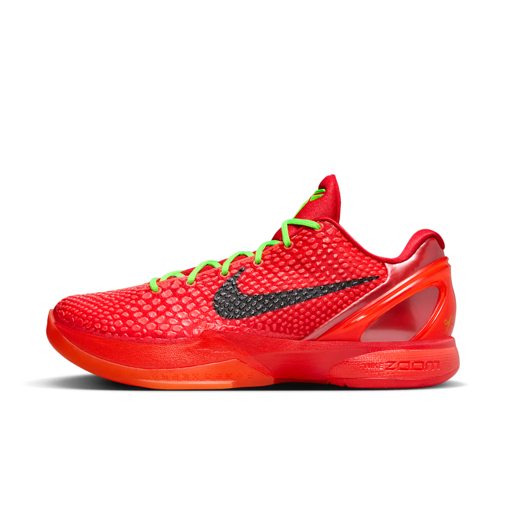 Nike Kobe 6 Protro Reverse Bright Crimson with Green Accents Trainers