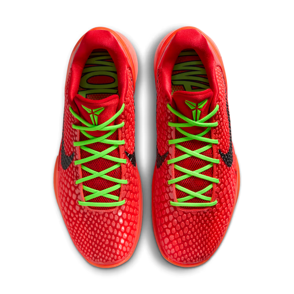 Nike Kobe 6 Protro Reverse Bright Crimson with Green Accents Trainers