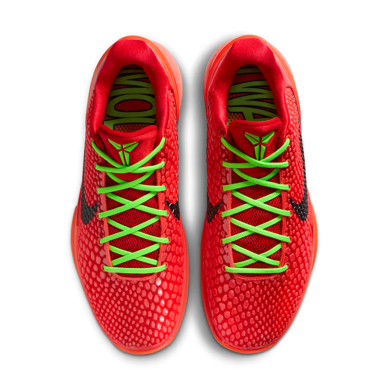 Nike Kobe 6 Protro Reverse Bright Crimson with Green Accents Trainers
