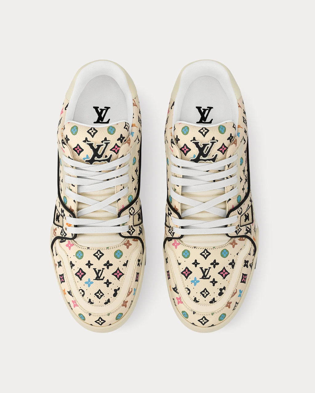 Tyler x Louis Vuitton Trainer Beige | Monogram Sneaker