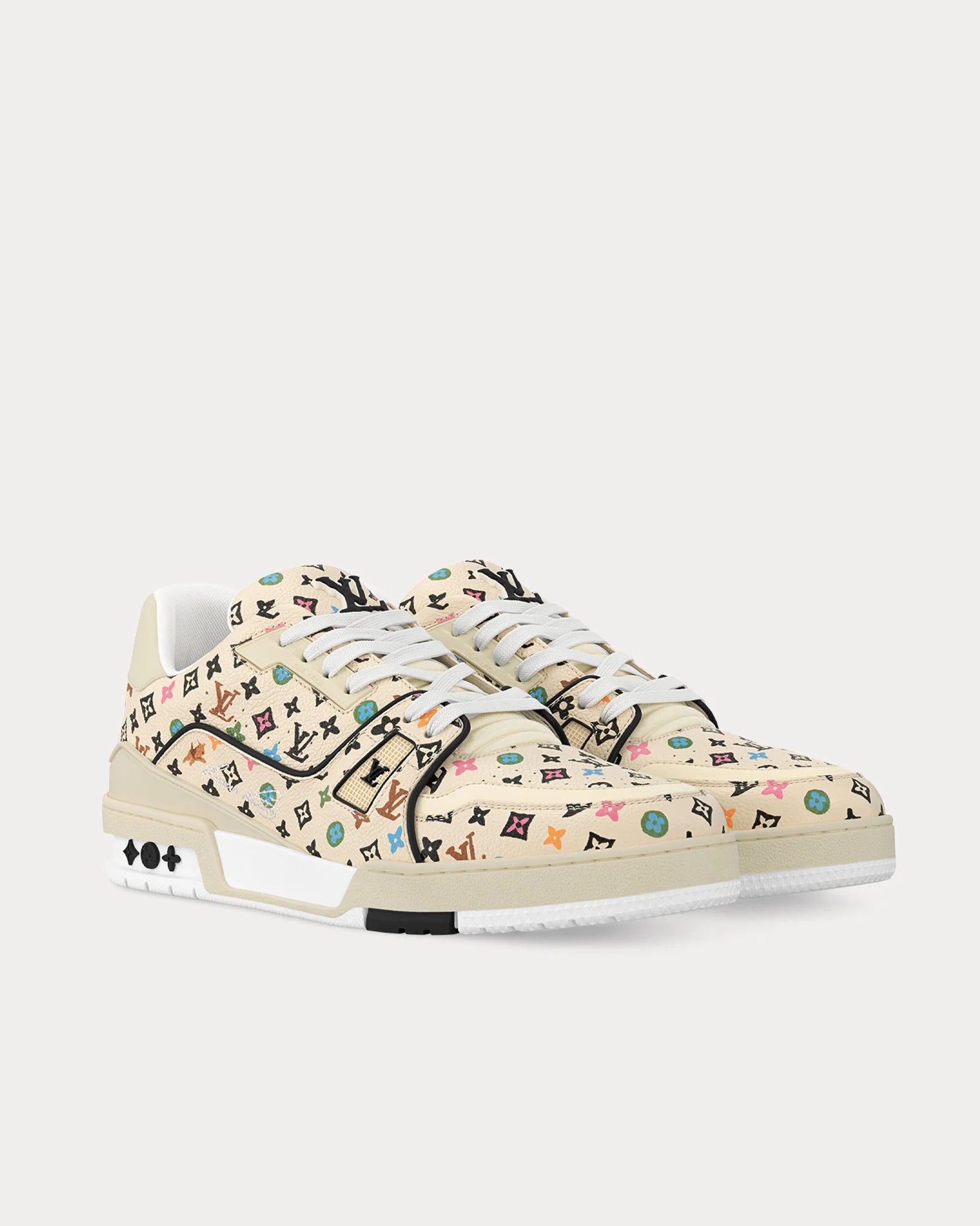 Tyler x Louis Vuitton Trainer Beige | Monogram Sneaker