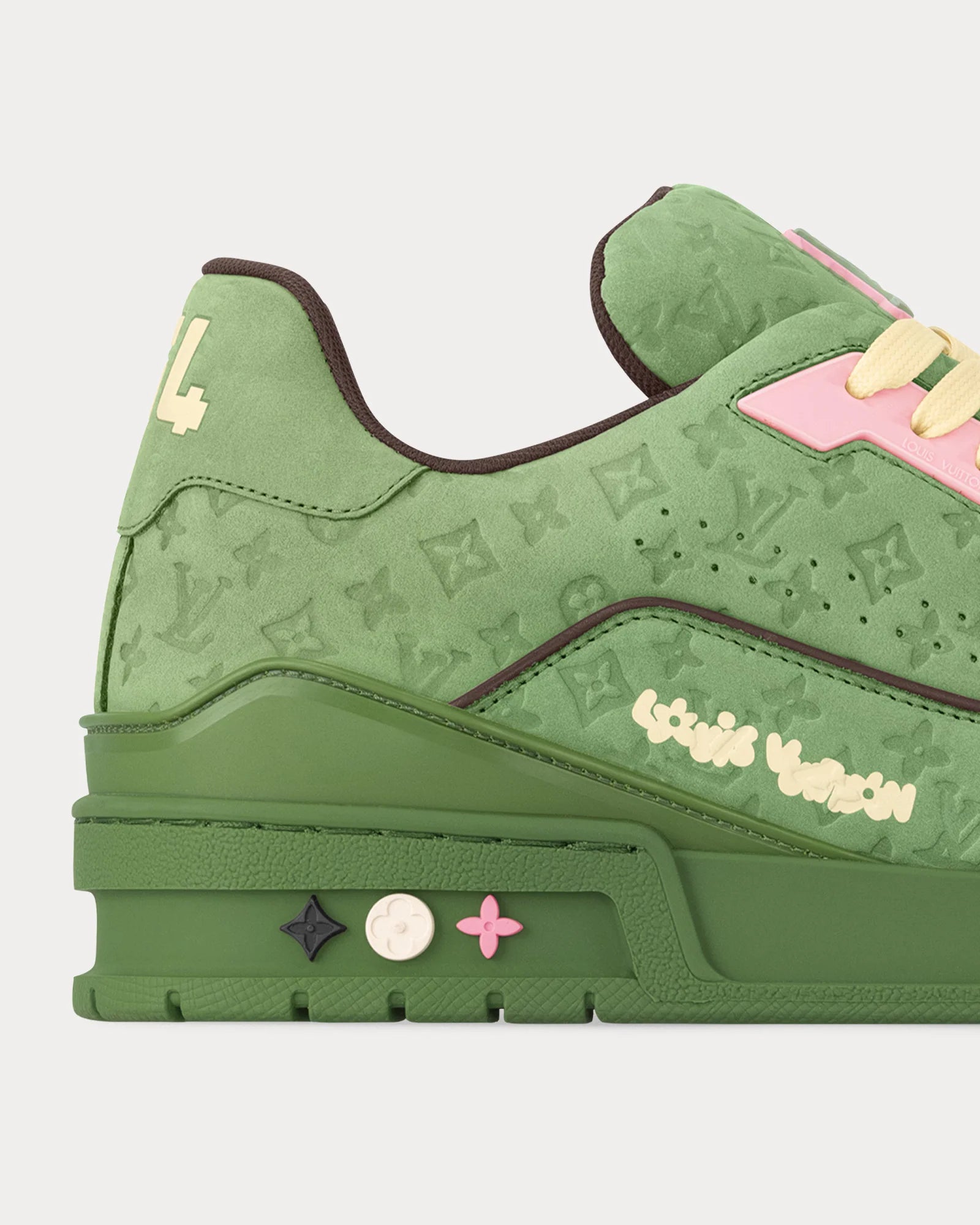 Louis Vuitton LV Trainers Green | Monogram Leather